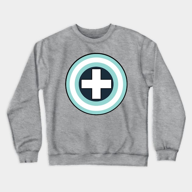 Super Hospital Heroes Crewneck Sweatshirt by The Trauma Survivors Foundation